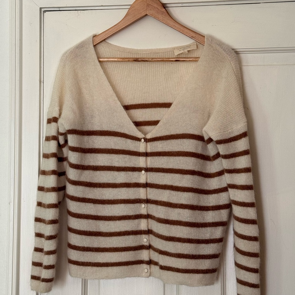 Sézane V Neck Cardigan Sweater